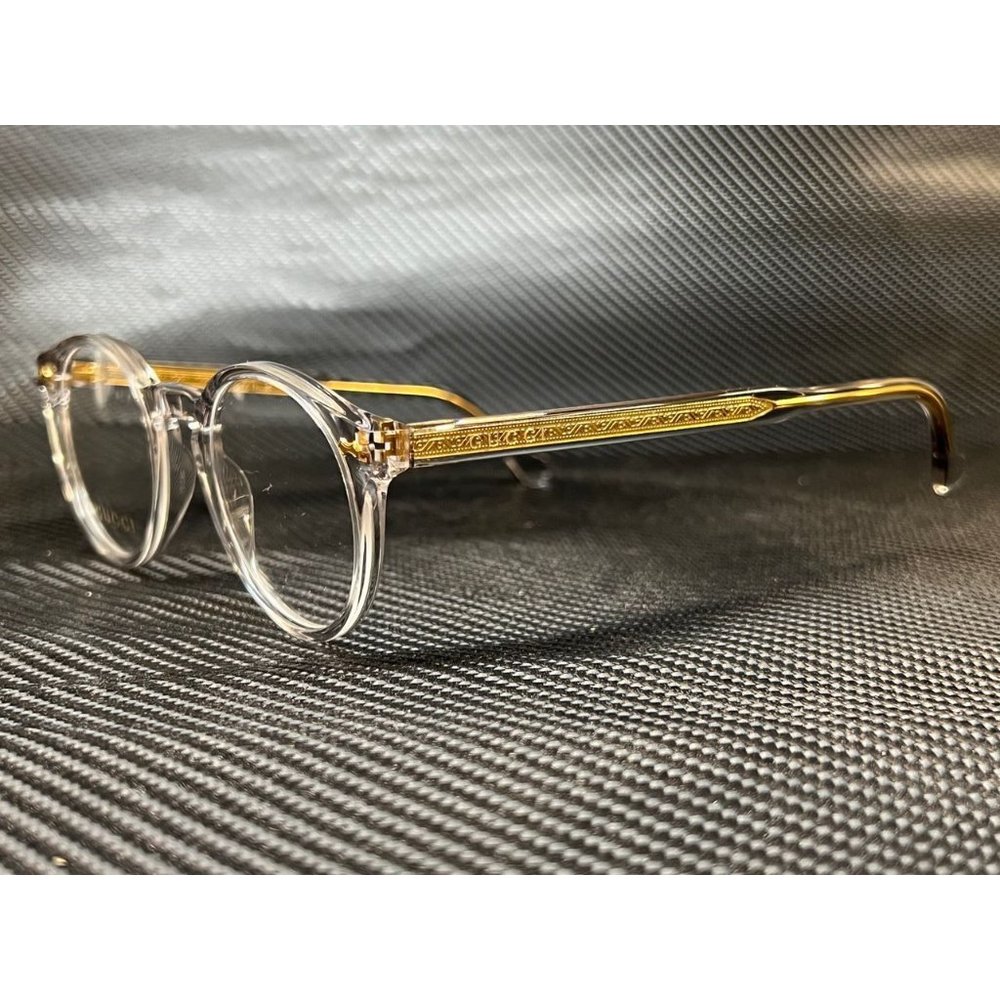 Gucci Gold Round Men's Eyeglasses! New!